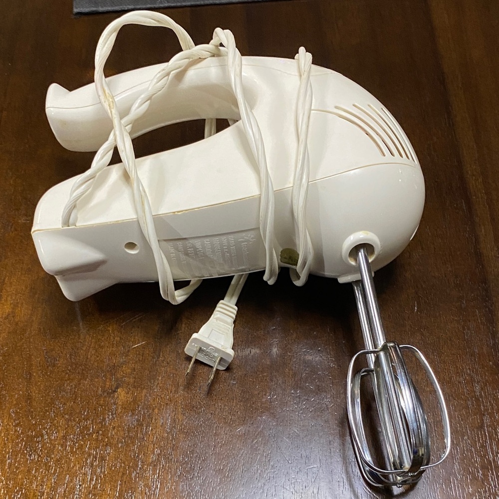 White Hand Mixer